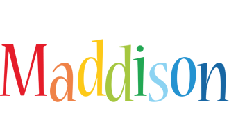 Maddison birthday logo