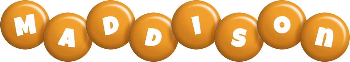 Maddison candy-orange logo