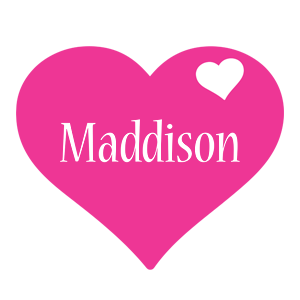 Maddison love-heart logo