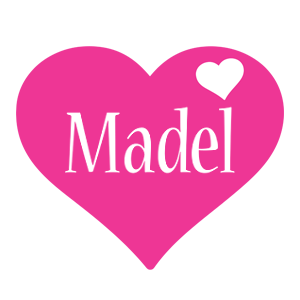 Madel love-heart logo