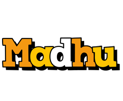 Madhu cartoon logo
