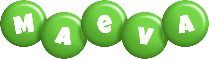 Maeva candy-green logo