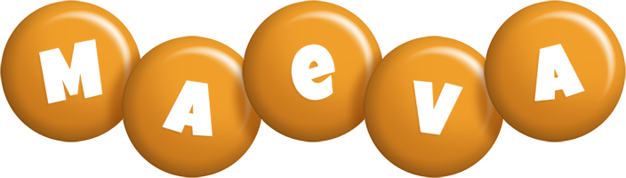 Maeva candy-orange logo