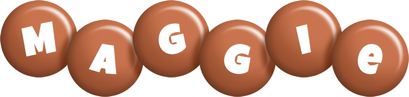 Maggie candy-brown logo