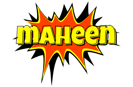 Maheen bazinga logo