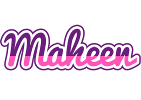 Maheen cheerful logo