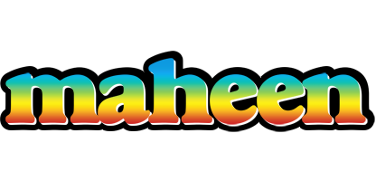 Maheen color logo