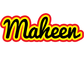 Maheen flaming logo