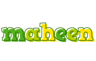 Maheen juice logo