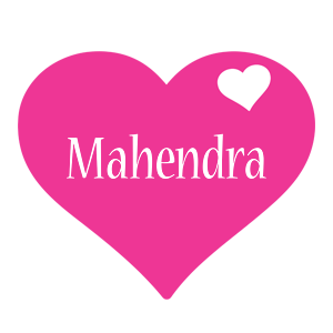 Mahendra love-heart logo