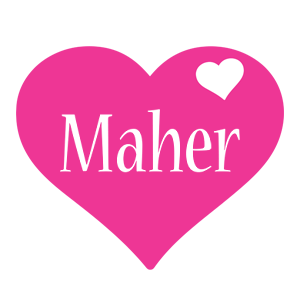 Maher love-heart logo