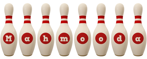 Mahmooda bowling-pin logo