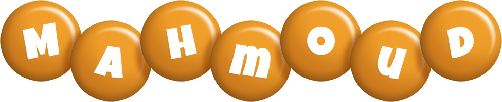 Mahmoud candy-orange logo