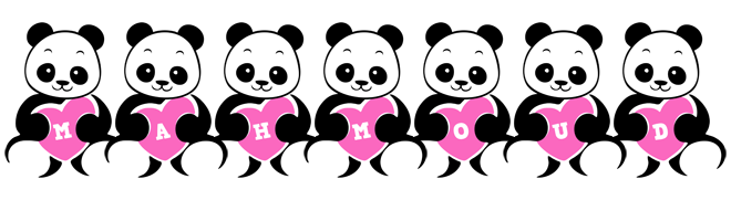 Mahmoud love-panda logo