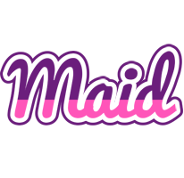 Maid cheerful logo