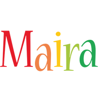 Maira birthday logo