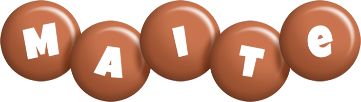 Maite candy-brown logo