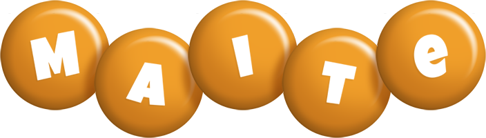Maite candy-orange logo