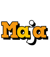Maja cartoon logo