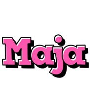 Maja girlish logo