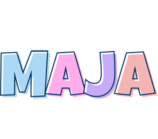 Maja pastel logo