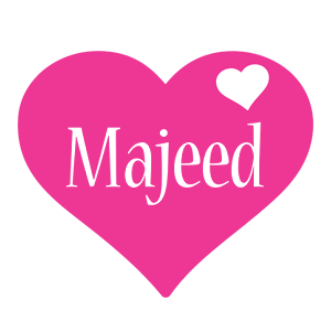 Majeed love-heart logo