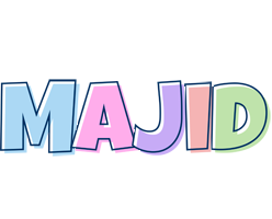 Majid pastel logo