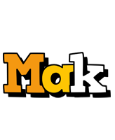 Mak cartoon logo
