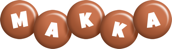 Makka candy-brown logo