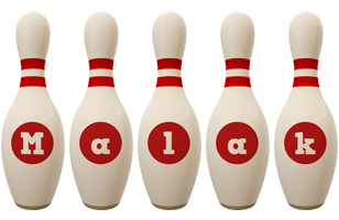 Malak bowling-pin logo