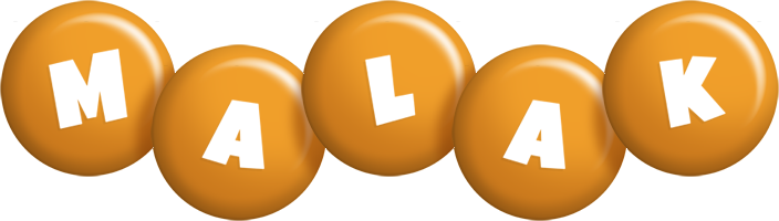 Malak candy-orange logo