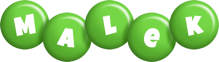 Malek candy-green logo