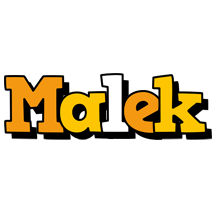 Malek cartoon logo