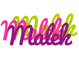 Malek flowers logo
