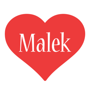 Malek love logo