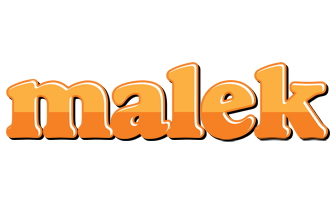 Malek orange logo
