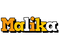 Malika cartoon logo