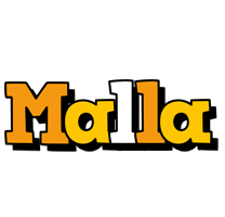 Malla cartoon logo