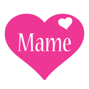 Mame love-heart logo