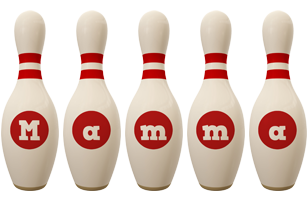 Mamma bowling-pin logo