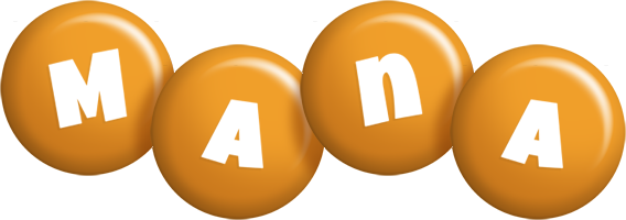 Mana candy-orange logo