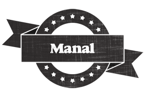 Manal grunge logo