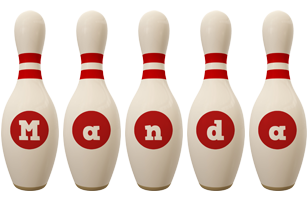 Manda bowling-pin logo