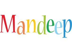 Mandeep birthday logo