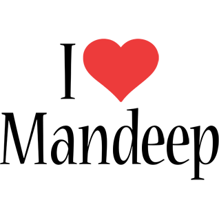 Mandeep i-love logo
