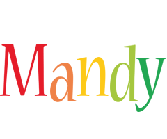 Mandy birthday logo
