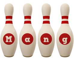 Mang bowling-pin logo