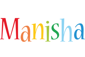 Manisha birthday logo
