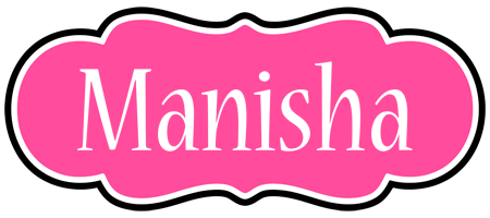 Manisha invitation logo