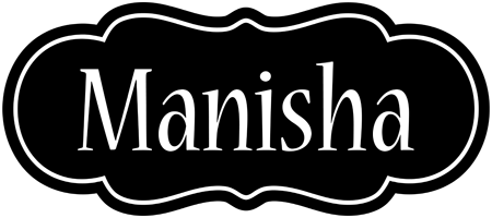 Manisha welcome logo